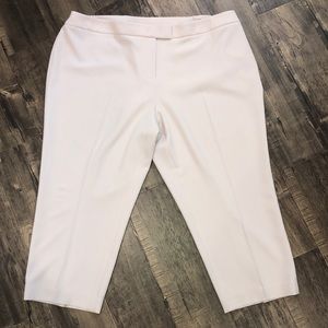 Beautiful oyster shell color ankle dress pants